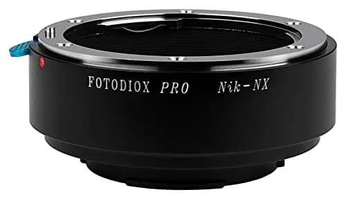 Fotodiox Nikon F-Mount to Samsung NX-Series Camera Adapter | Manual Focus, Infinity Focus, Aluminum Body thumbnail 1