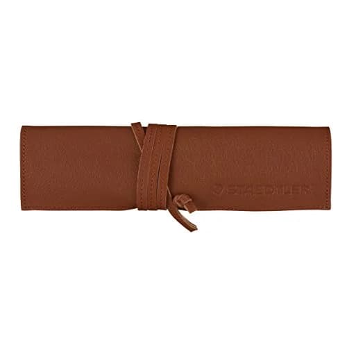 STAEDTLER Leather Pencil Case Brown 900 LC-CA | Unisex Cowhide Organizer with 4 Compartments thumbnail 1