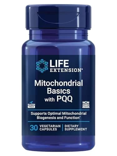 Life Extension Mitochondrial Basics with PQQ, L-Taurine, R-lipoic Acid 30 Capsules | Foundational Supplement for Cellular Energy Production, Brain and Heart Health thumbnail 1