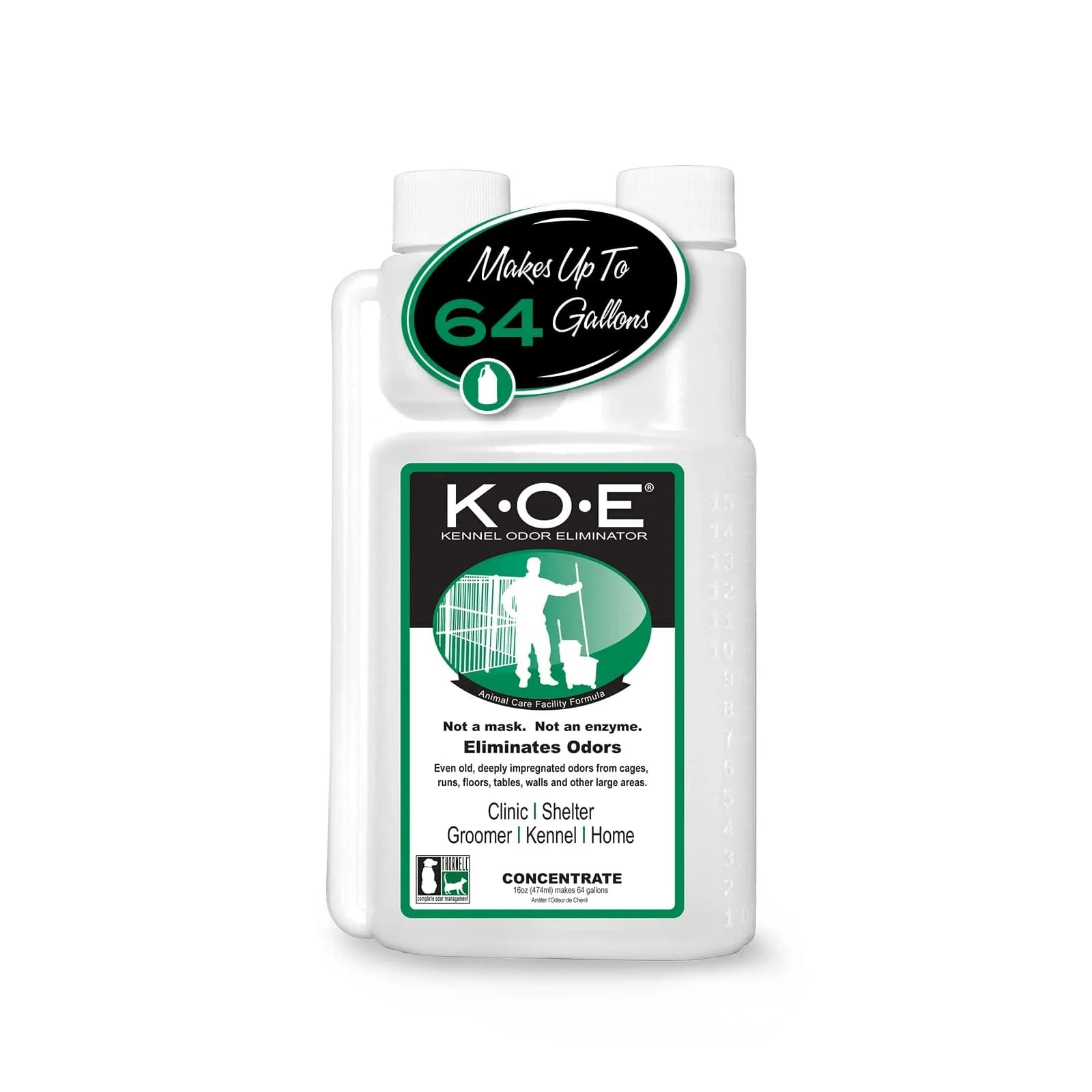 Odorcide KOE Kennel Odor Eliminator Concentrate 480ml (16 Fl Oz) | Veterinary Strength Odor Eliminator