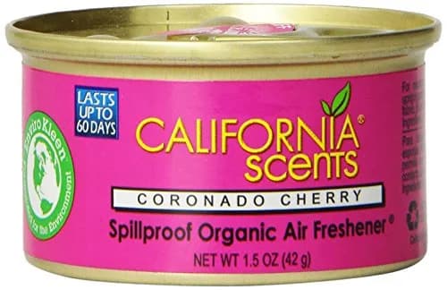 California Scents Coronado Cherry Spillproof Organic Air Freshener 156g (6oz) | 4-Pack, Lasts 60 Days thumbnail 1