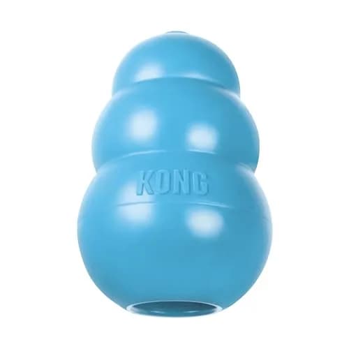 KONG Puppy Natural Rubber Teething Chew Toy for XS Puppies | Gentle, Bounce & Stuffable thumbnail 1