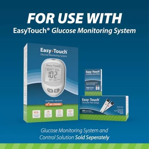 Easy Touch Glucose Test Strips (50ct) | Fast 5-Second Blood Sugar Results for India thumbnail 2