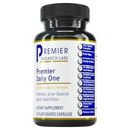 Premier Research Labs Premier Daily One - 60 Vegetarian Capsules | Broad-Spectrum Nutritional Support for Family (70-120 chars) thumbnail 1