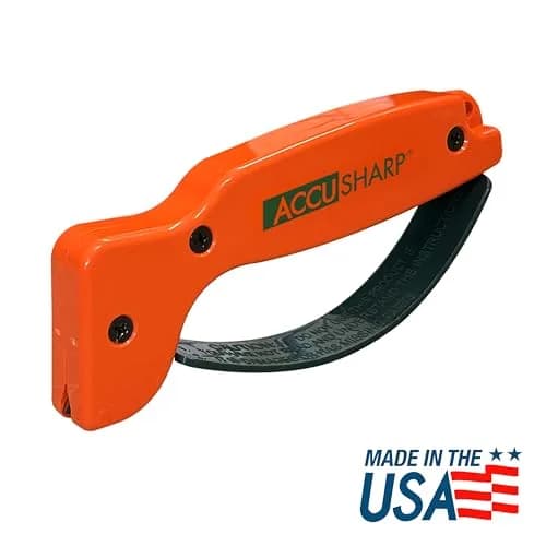 AccuSharp Knife Sharpener Blaze Orange | Sharpens Straight & Serrated Knives in 10 Seconds thumbnail 2