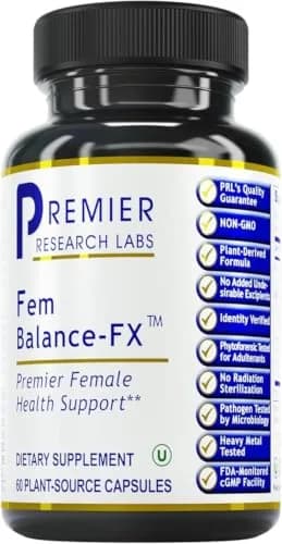 Premier Research Labs Fem Balance FX - 60 Vegetarian Capsules | Supports Women's Hormone Balance thumbnail 1