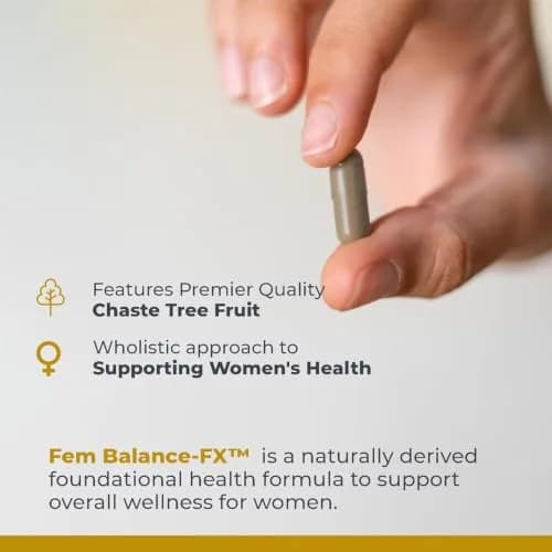 Premier Research Labs Fem Balance FX - 60 Vegetarian Capsules | Supports Women's Hormone Balance thumbnail 4