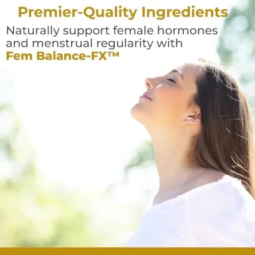 Premier Research Labs Fem Balance FX - 60 Vegetarian Capsules | Supports Women's Hormone Balance thumbnail 3
