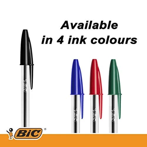 BIC Cristal Original Ballpoint Pens 1.0mm | Classic Smudge-Free Writing for School & Office thumbnail 5