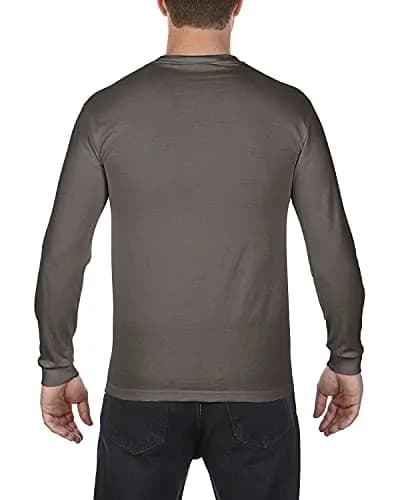 Comfort Colors Womens 6.1 Oz. Ringspun Cotton T-Shirt (6014) -Pepper -2XL | Casual, Garment-Dyed, Pre-shrunk thumbnail 4
