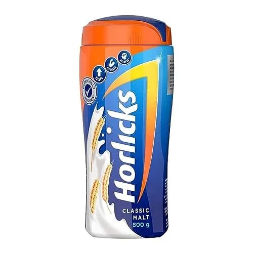 Horlicks Original Classic Malt Plain Drink Mix 450 g (15.87 oz) | Authentic USA Import for India thumbnail 1