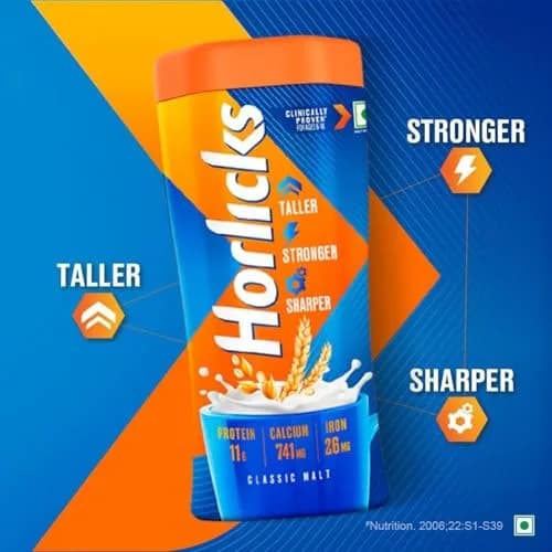 Horlicks Original Classic Malt Plain Beverage Mix 1000g (35.27oz) | Authentic USA Import for India thumbnail 6