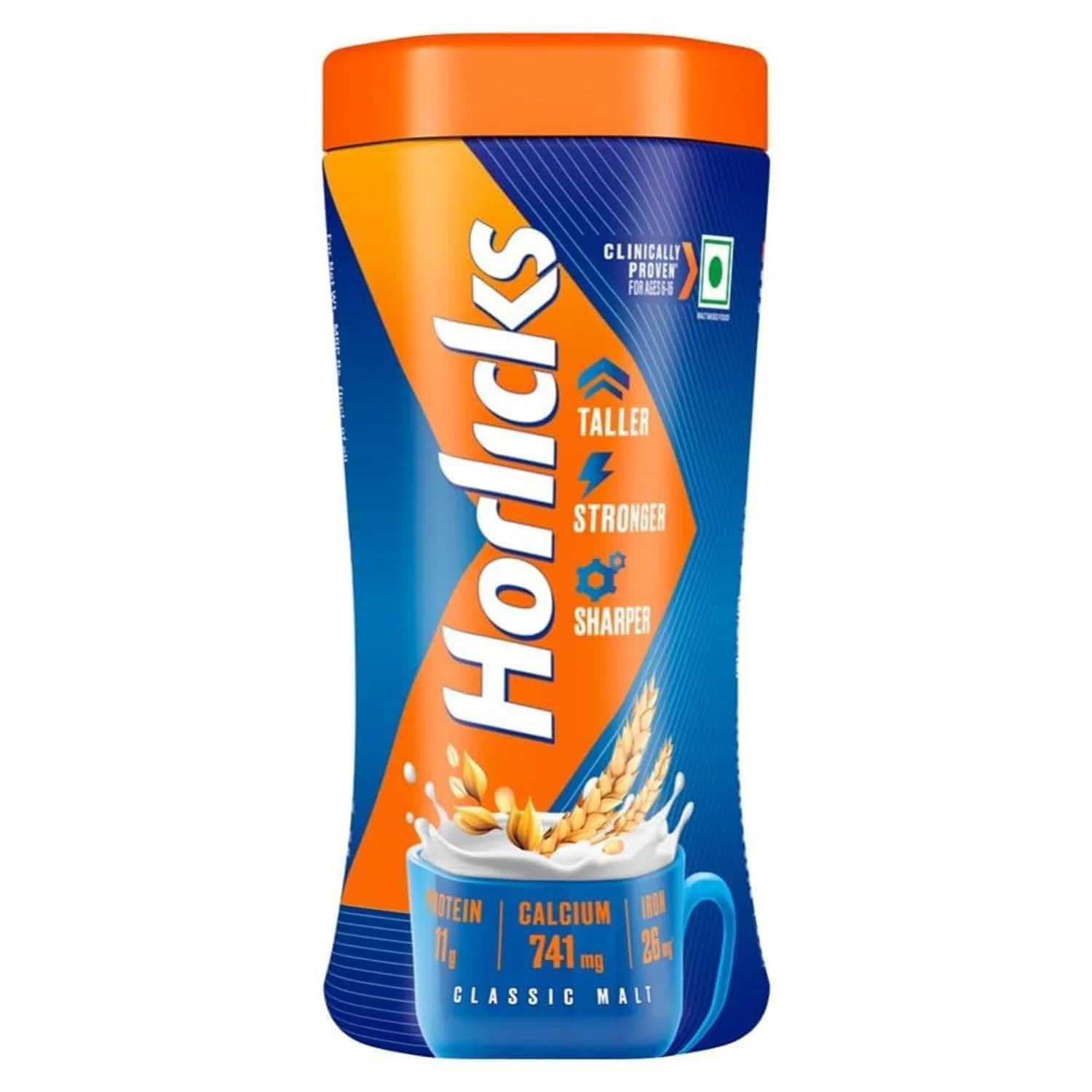 Horlicks Original Classic Malt Plain Beverage Mix 1000g (35.27oz) | Authentic USA Import for India - main product image