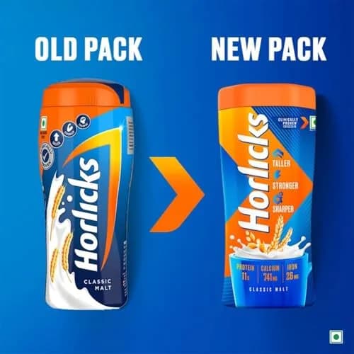 Horlicks Original Classic Malt Plain Beverage Mix 1000g (35.27oz) | Authentic USA Import for India thumbnail 3