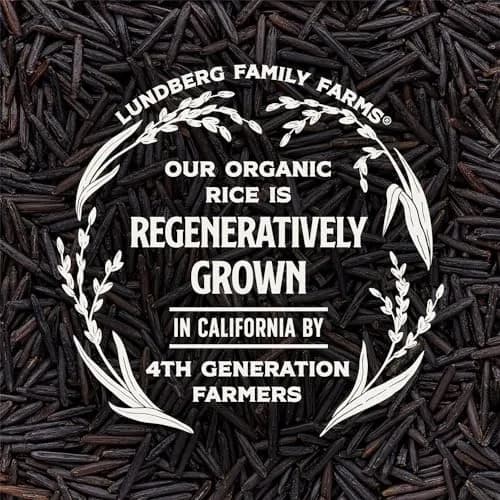 Lundberg Wild Rice, Regenerative Organic Certified – 8 Oz | California Cultivated Wild Black Rice, Whole Grain thumbnail 6