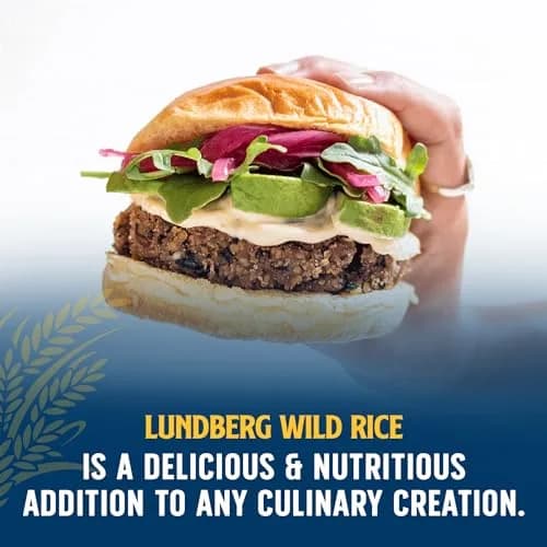 Lundberg Wild Rice, Regenerative Organic Certified – 8 Oz | California Cultivated Wild Black Rice, Whole Grain thumbnail 3