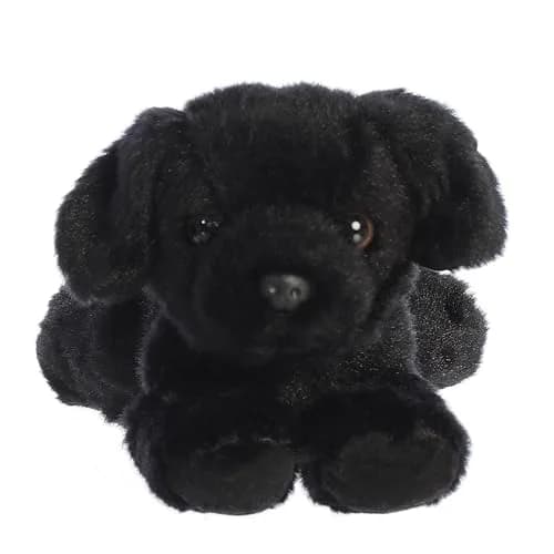 Aurora Mini Flopsie Blackie Labrador Plush Toy 20 cm (8 inches) | Soft, Cuddly, and Safe for All Ages thumbnail 2