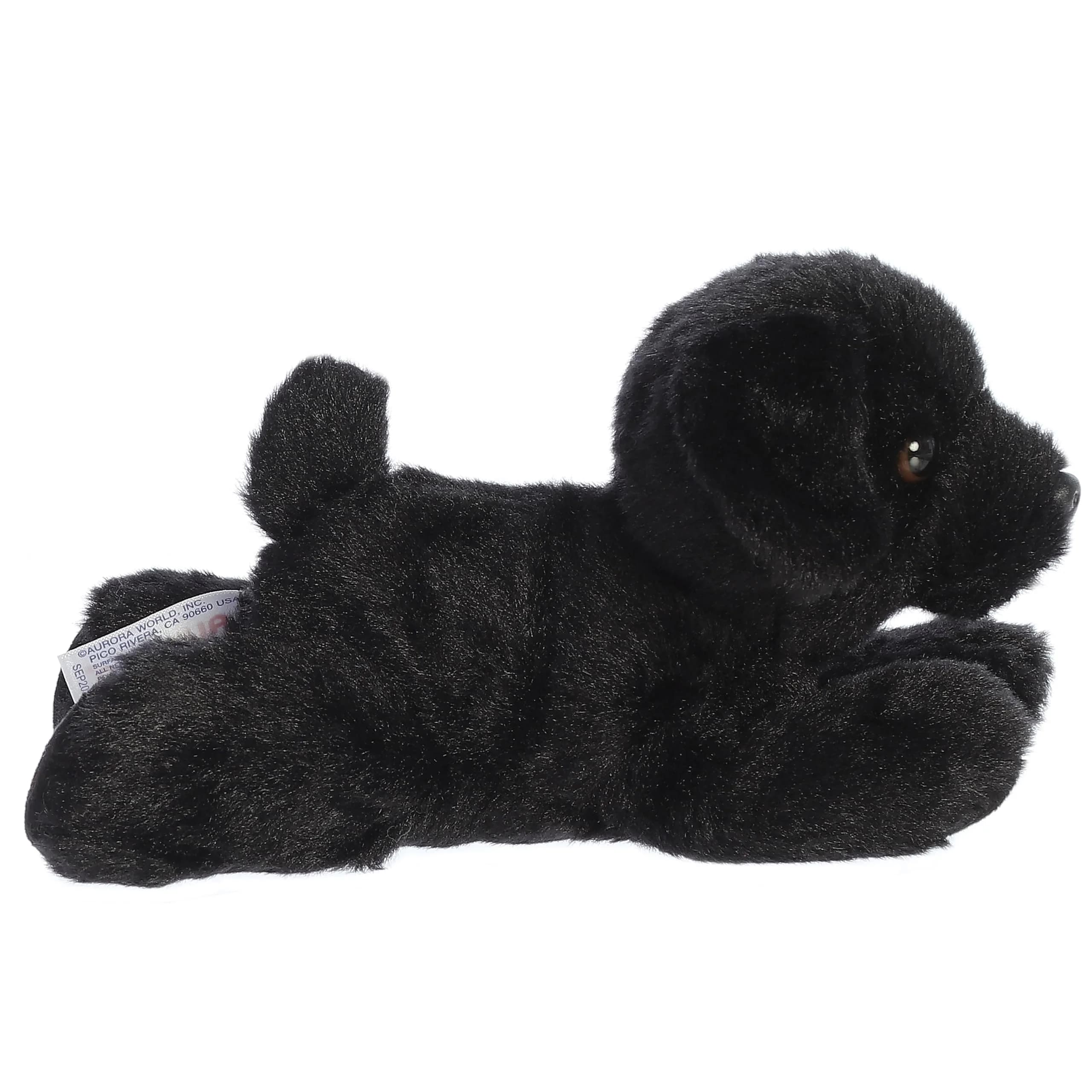 Aurora Mini Flopsie Blackie Labrador Plush Toy 20 cm (8 inches) | Soft, Cuddly, and Safe for All Ages - view 4