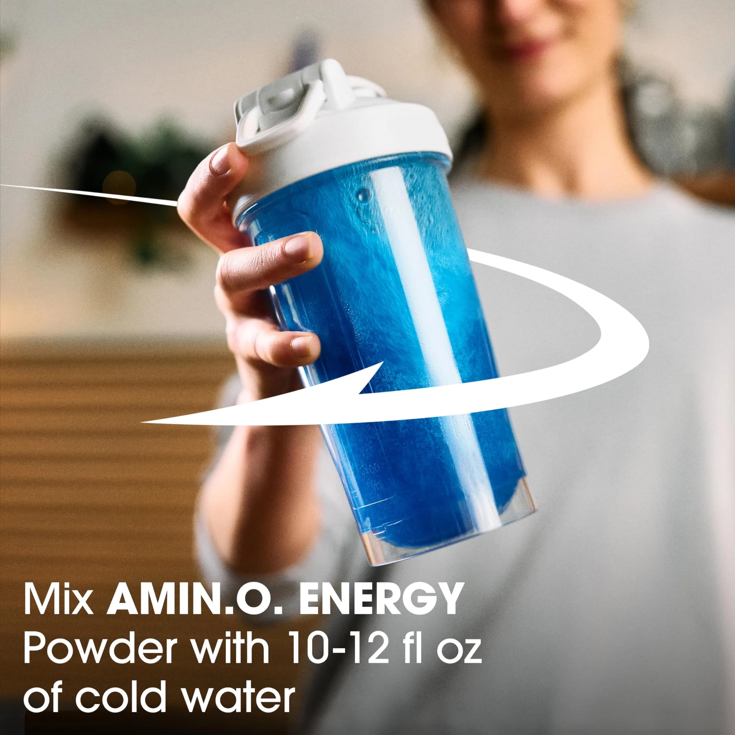 Optimum Nutrition Amino Energy Pre Workout Powder Fruit Fusion 65 Servings (1.29 lb / 585 g) | Keto Friendly BCAA Energy Drink - view 6