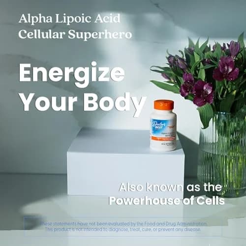 Doctor's BEST Alpha Lipoic Acid Supplement 300mg | 180 Veg Capsules thumbnail 7