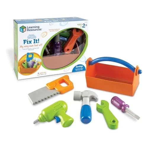Learning Resources New Sprouts Fix It! Tool Set 6 Pieces | Develops Fine Motor Skills thumbnail 1