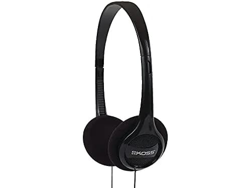 Koss KPH7 Lightweight Portable On-Ear Headphones, Black | 4 ft Cord, 32 Ohm Impedance thumbnail 1