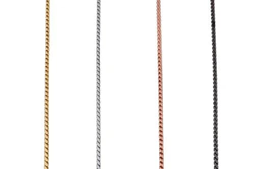 alvalley Dog Show Collar Metal Chain Brass Snake 14" | Elegant Slip Collar for Shows & Training thumbnail 5