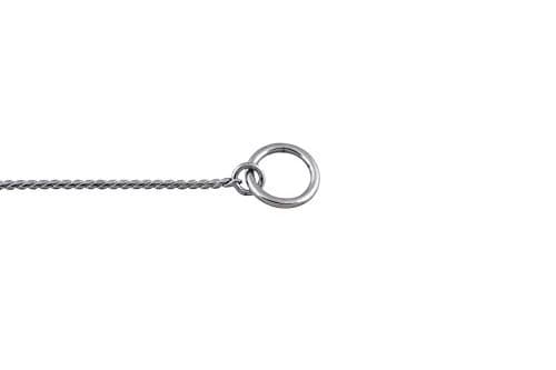 alvalley Dog Show Collar Metal Chain Brass Snake 14" | Elegant Slip Collar for Shows & Training thumbnail 3