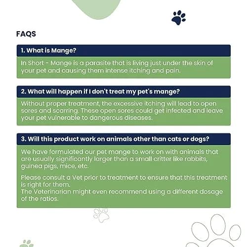 Naturasil Mange Treatment Dogs & Cats | Natural Lime Sulfur Dip 50 mL for Animal Mange thumbnail 8