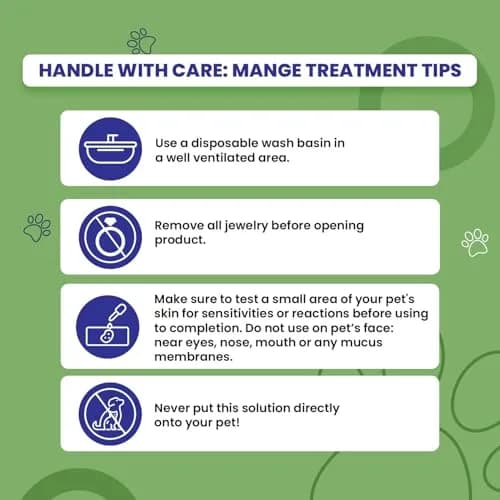 Naturasil Mange Treatment Dogs & Cats | Natural Lime Sulfur Dip 50 mL for Animal Mange thumbnail 9