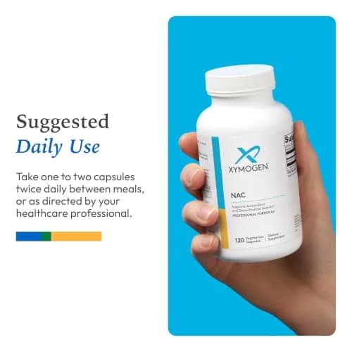 XYMOGEN NAC 120 Capsules | 1200 mg N-Acetyl-L-Cysteine for Antioxidant Support thumbnail 7
