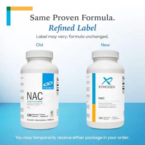 XYMOGEN NAC 120 Capsules | 1200 mg N-Acetyl-L-Cysteine for Antioxidant Support thumbnail 3