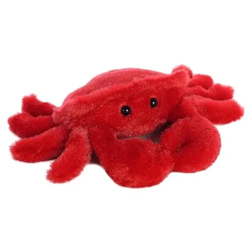Aurora Mini Flopsie Crab Stuffed Animal 20 cm (8 Inches) | Soft Polyester Plush Toy for All Ages thumbnail 1