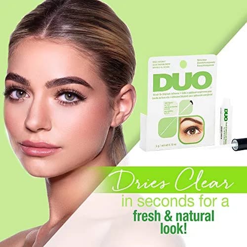 DUO Clear Lash Glue Waterproof 0.18 oz | Long Lasting, Hypoallergenic, Vitamin Enriched thumbnail 3