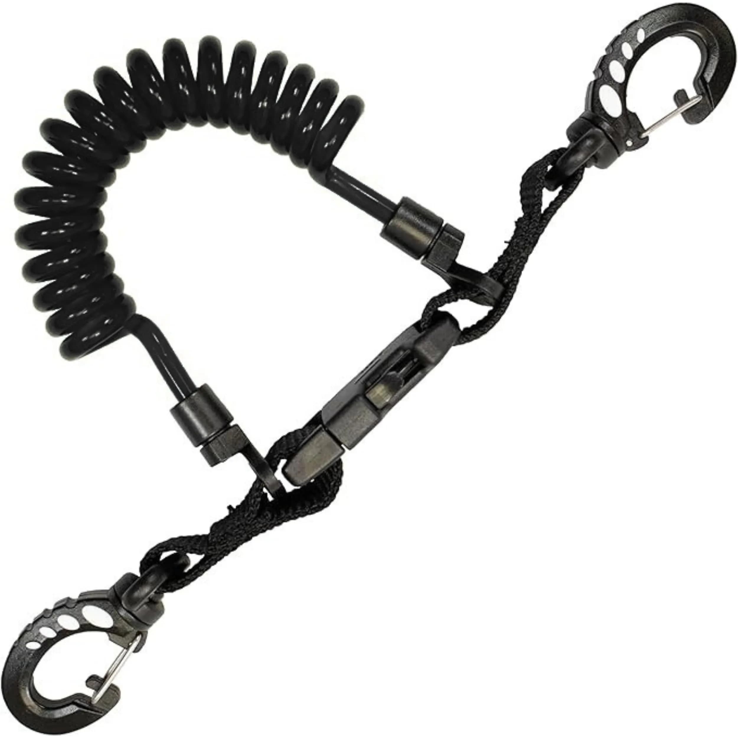 Scuba Choice Blue Body Strap | Durable Snaps & Quick Release Buckles for Water Sports — Black
