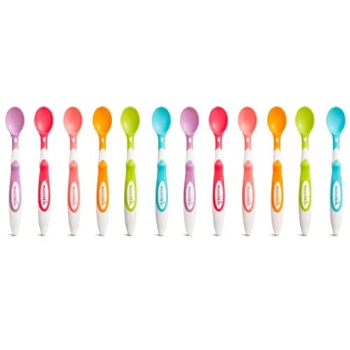 Munchkin Soft Tip Baby Spoons, BPA Free, 12 Count | Gentle Feeding for Infants thumbnail 1