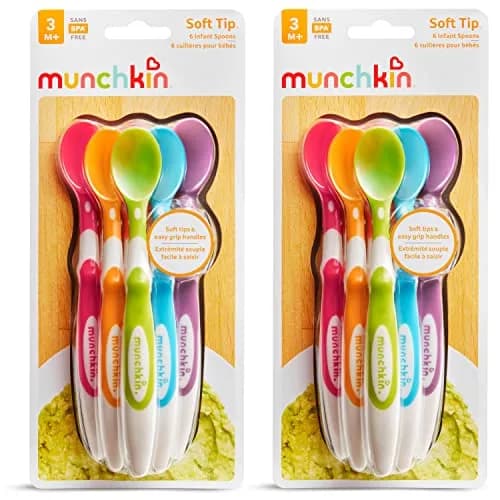 Munchkin Soft Tip Baby Spoons, BPA Free, 12 Count | Gentle Feeding for Infants thumbnail 5