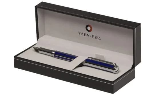 Sheaffer Intensity Ultramarine Striped Fountain Pen Medium Nib 0.5mm | Smooth Ink Flow thumbnail 2
