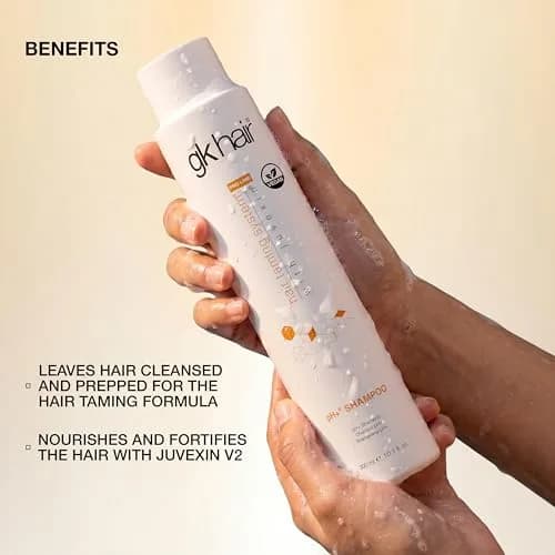 GK HAIR pH+ Clarifying Shampoo 10.1 Oz | Deep Cleansing for Build Up & Keratin Prep thumbnail 9