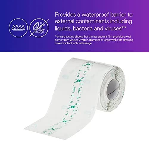 Tegaderm Transparent Film Roll 5CM x 10M Waterproof Bacterial Barrier for Medical Fixation thumbnail 2