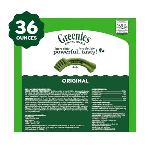 Greenies Large Natural Dental Dog Treats, Original Flavor, 24 Count | Veterinarian-Recommended Oral Care for Dogs 50-100 lbs thumbnail 9