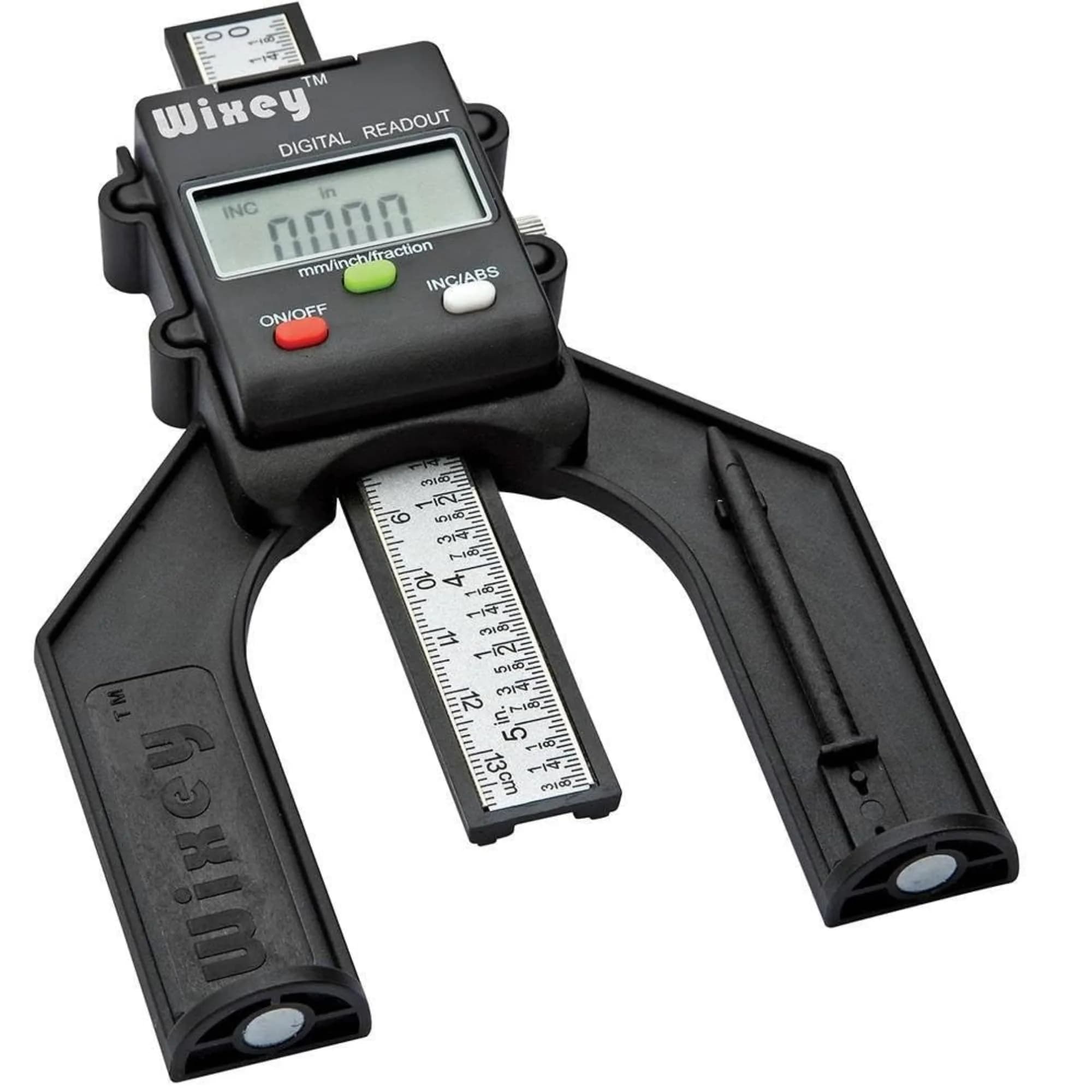 Wixey WR25 Mini Digital Height Gauge 83mm (3.2") | Precise Router Table & Table Saw Measuring Tool — Multi