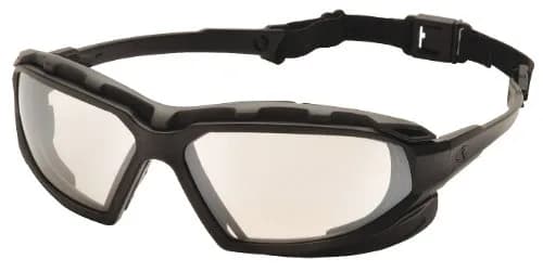 Pyramex Highlander XP Safety Glasses Black-Gray Frame/Anti-Fog Lens | Impact-Resistant, Unisex thumbnail 1