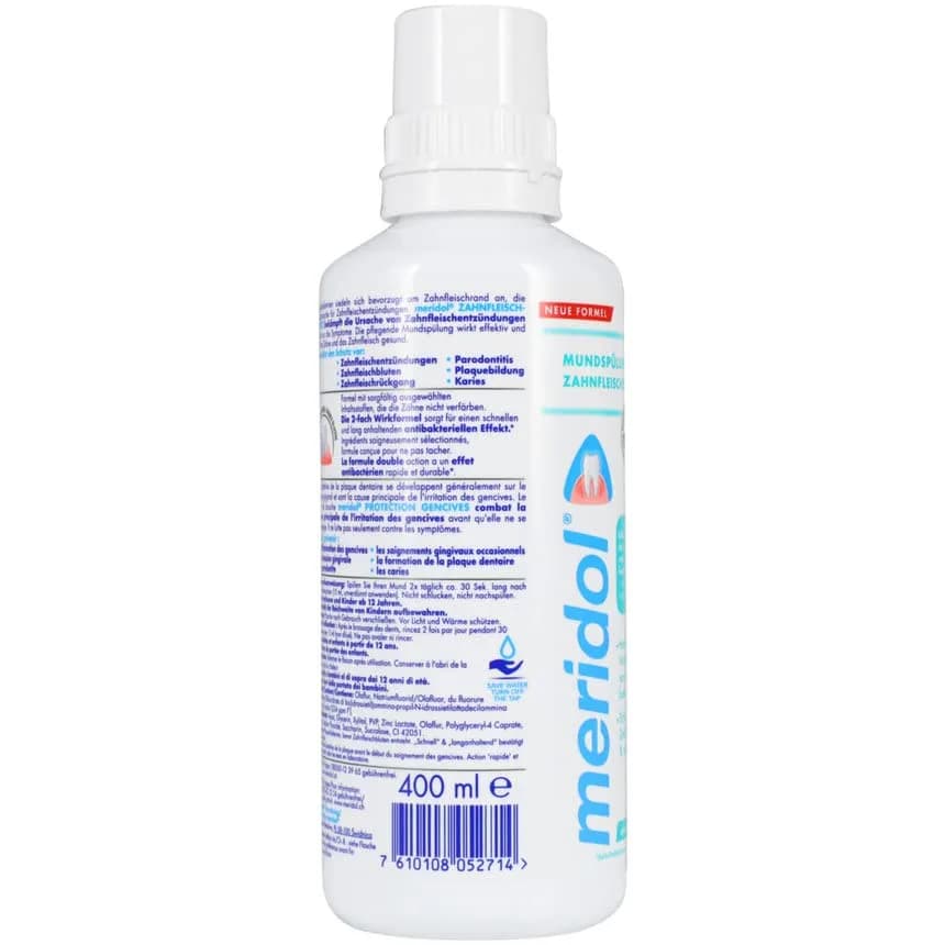 Meridol Gum Protection Mouthwash - Without Alcohol | Promotes Gum Regeneration & Cavity Protection thumbnail 6