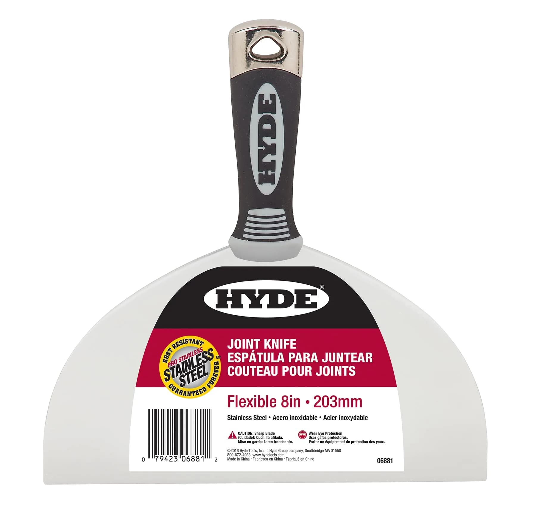 Hyde Joint Knife, Flexible, 8 Inch | Rust-Resistant Stainless Steel, Durable & Pro-Grade — No Color / 8 Inch