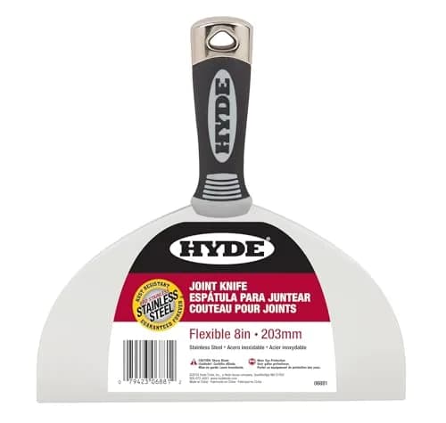 Hyde Joint Knife, Flexible, 8 Inch | Rust-Resistant Stainless Steel, Durable & Pro-Grade thumbnail 1