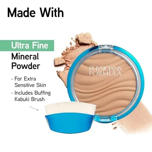 Physicians Formula Mineral Wear Talc-Free Airbrushing Pressed Powder Beige | Satin Finish, Sensitive Skin Formula thumbnail 3