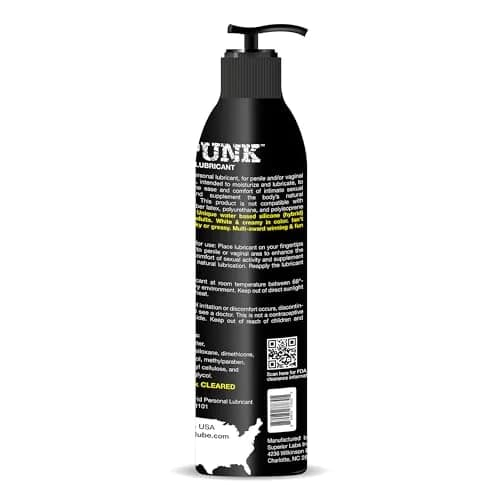 SPUNK Hybrid Lube Water & Silicone Based Personal Lubricant 236ml (8 Fl Oz) | Long-Lasting Glide & Easy Clean-Up thumbnail 4