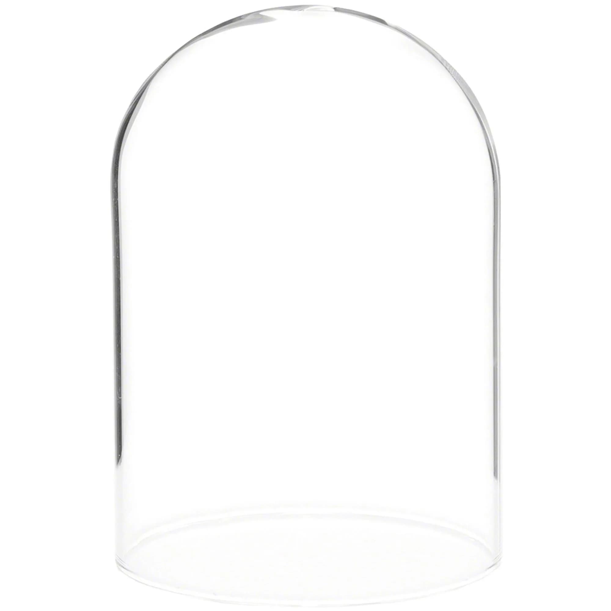 Plymor 3" x 4" Glass Display Dome Cloche (no Base) | Handcrafted Clear Glass Enclosure (70-120 chars)