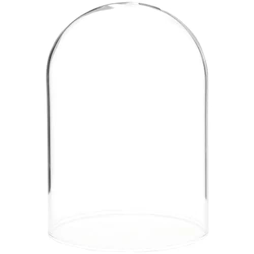 Plymor 3" x 4" Glass Display Dome Cloche (no Base) | Handcrafted Clear Glass Enclosure (70-120 chars) thumbnail 1